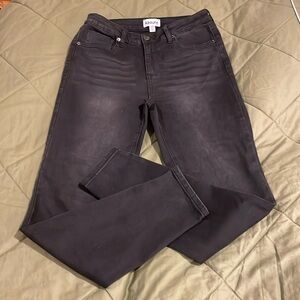 Abound high rise skinny size 28 black wash